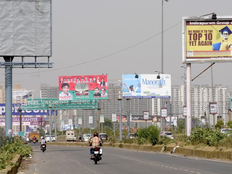 No action yet against illegal hoardings in Noida and Greater Noida ...