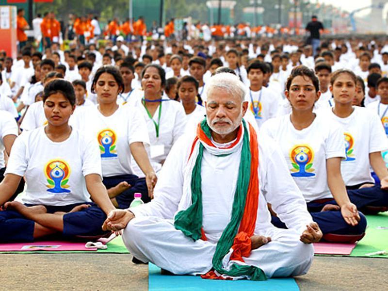 PM Modi, 57 ministers to lead Yoga Day celebrations across India ...