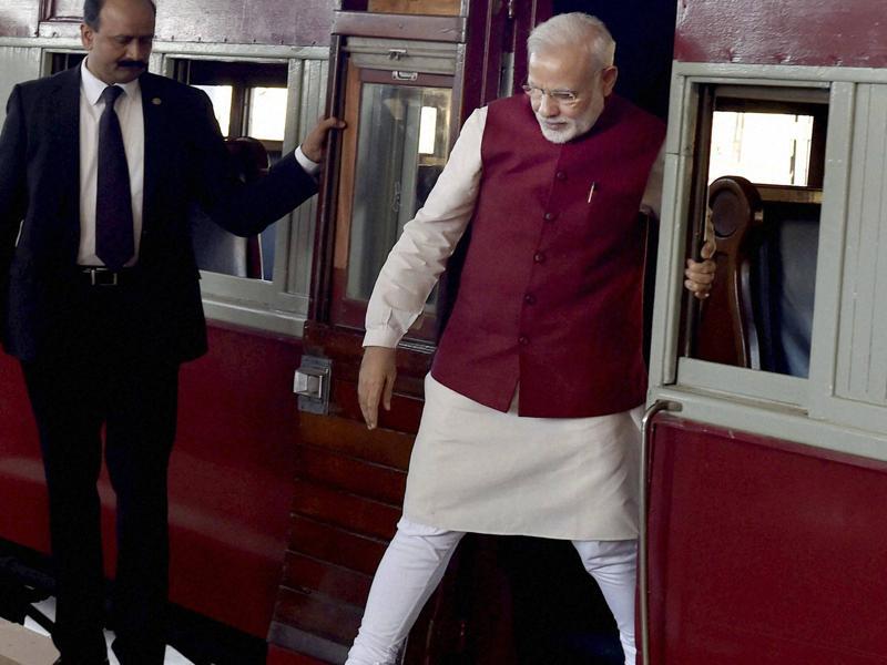 In pics Modi visits South Africa station where Gandhi was thrown off train Latest News India