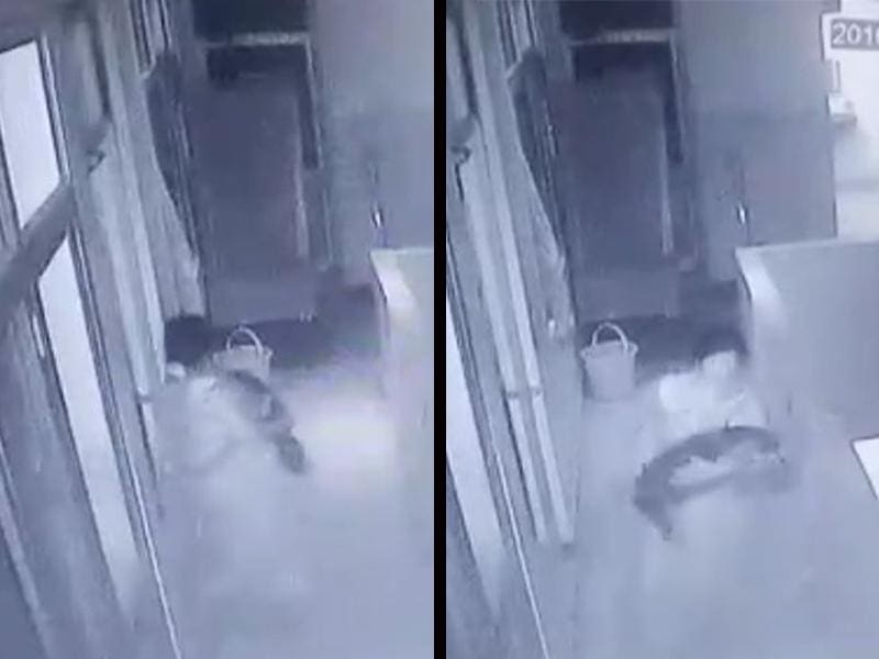 Caught on CCTV: Woman steals baby and throws him off the roof ...