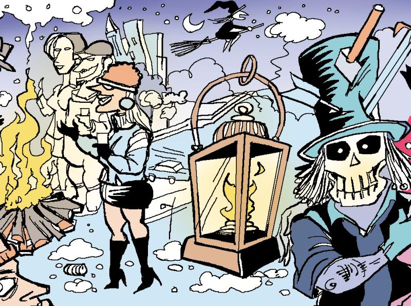 Scare your friends or host a scary movie party on Halloween night