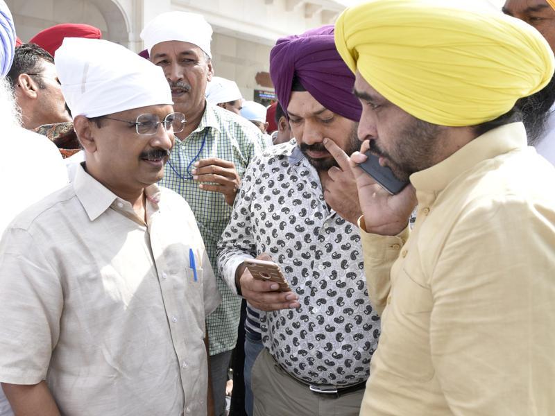 Much would depend, however, on the CM-face Kejriwal projects, there being a groundswell of support for Bhagwant Mann (Gurpreet Singh//HT Photo)