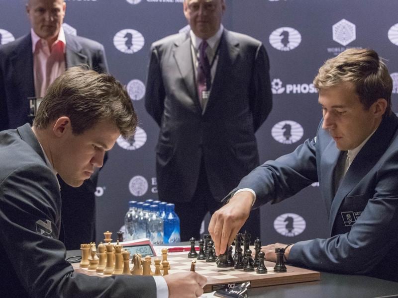 World Chess Championship Game 8: Carlsen Dodges Bullet In