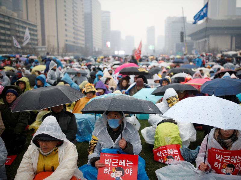 Thousands Rally To Demand S Korea Presidents Ouster World News