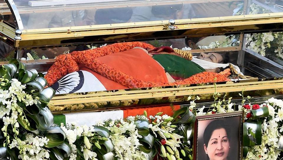 Her last rites Why was Jayalalithaa buried, and not cremated? Latest