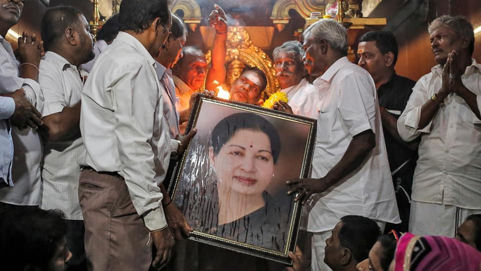 Tamil Nadu CM Jayalalithaa dies at 68, to be buried at MGR’s memorial