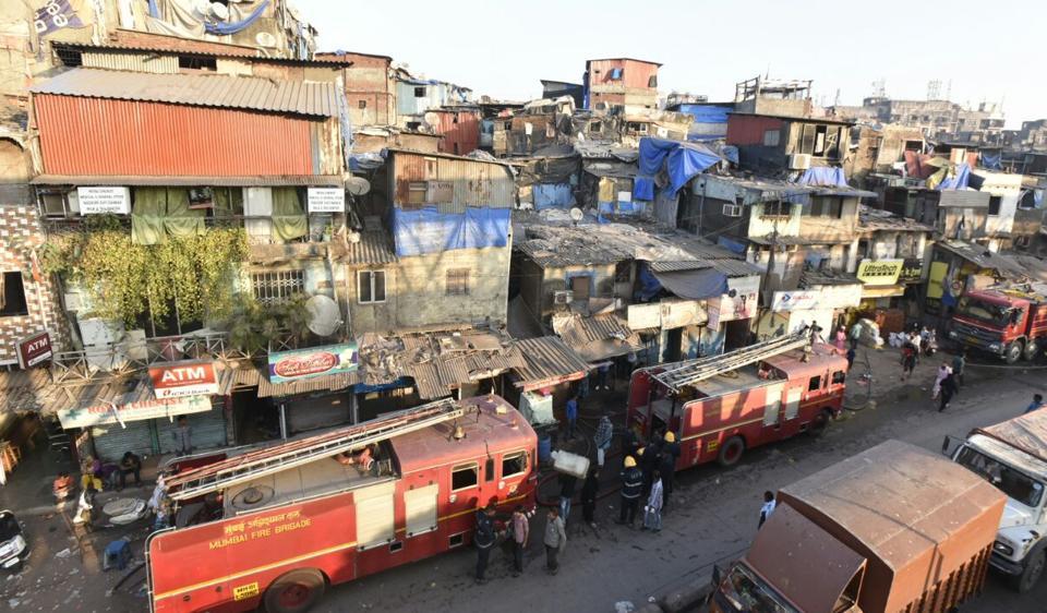 Major fire in Mumbai slum brought under control, no casualties | Mumbai ...