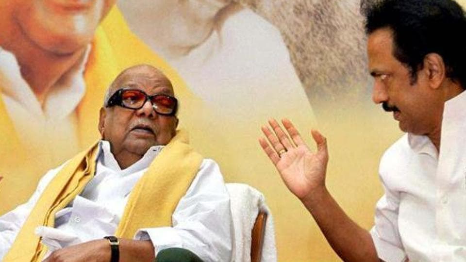 DMK chief Karunanidhi readmitted to Kauvery hospital in Chennai ...