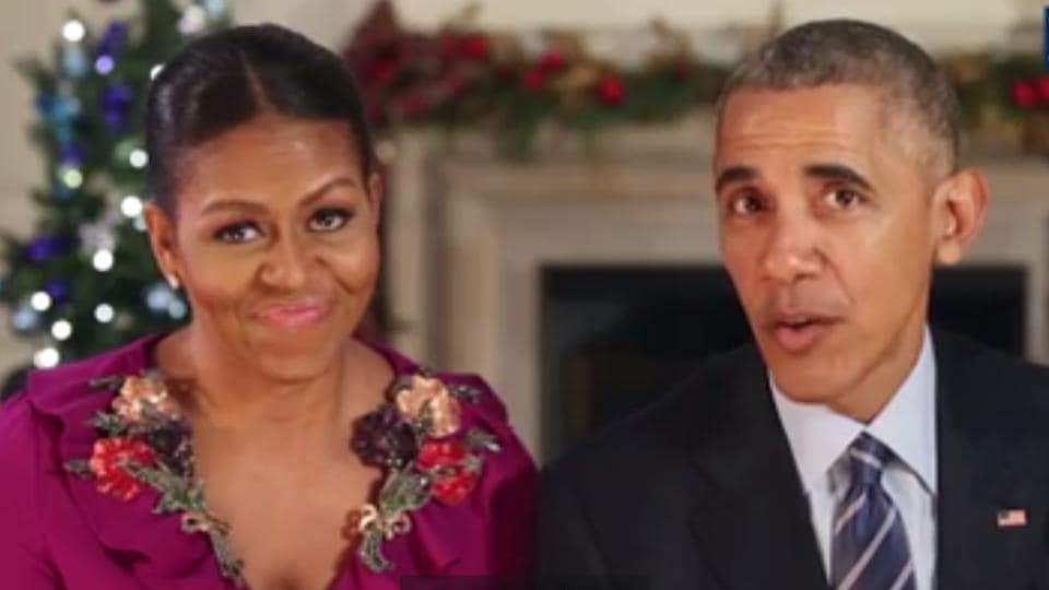 What the Obamas said in final Christmas message from White House