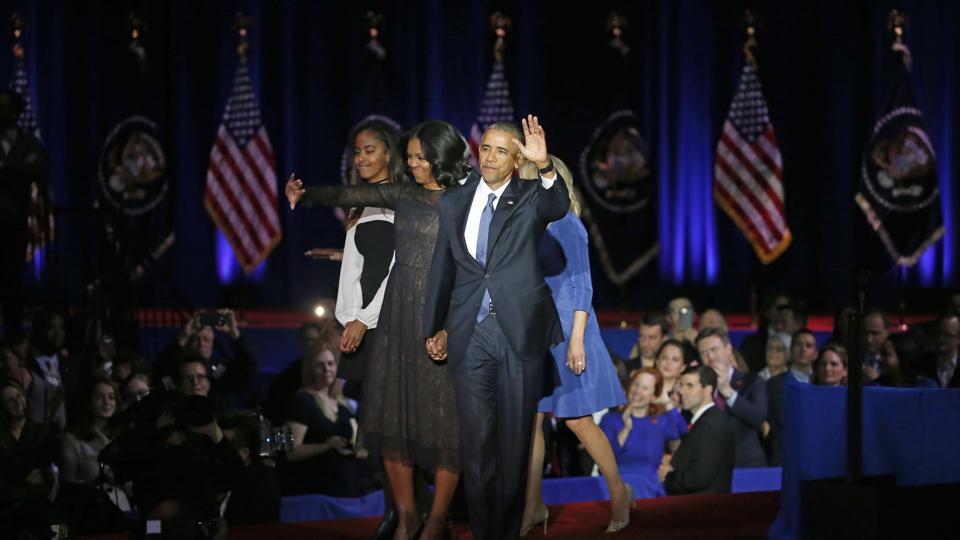 This Is Why Sasha Obama Missed Her Fathers Farewell Speech As Us President World News 4609