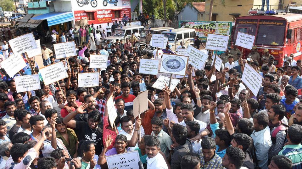 Jallikattu protests intensify: 240 people briefly detained in Madurai ...