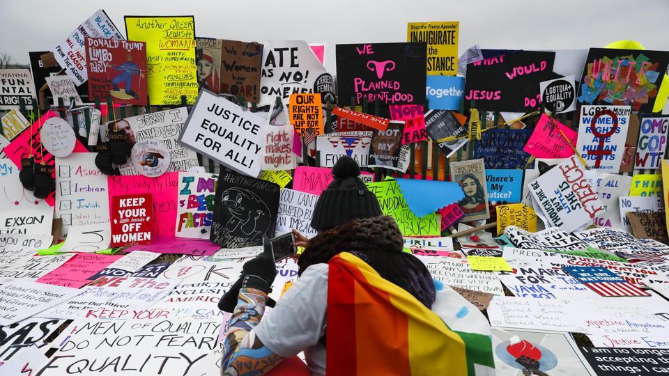 In Pics: Signs from the women’s marches being saved as cultural ...