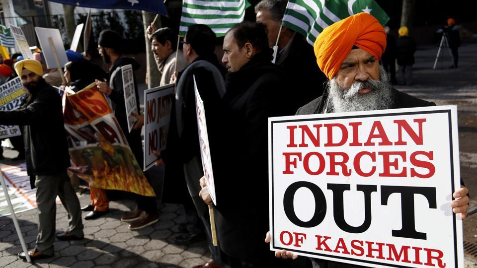 Sikhs protest outside UN, demand Khalistan state, religious protection