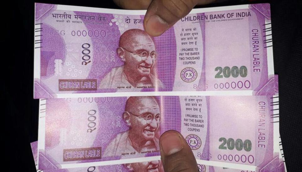 Fake ‘Children’s Bank of India’ Rs 2000 notes came from SBI Okhla