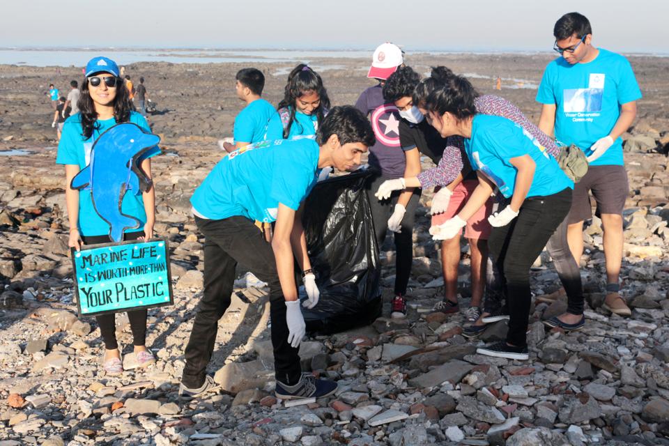 College students clean Mumbai’s dirtiest beach, clear 600kg garbage in