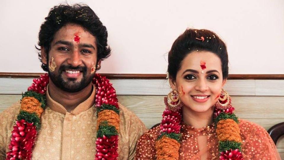 Malayali actor Bhavana and her fiancé Naveen want a simple wedding - Hindustan Times Malayali actor Bhavana and her fiancé Naveen want a simple wedding - Hindustan Times