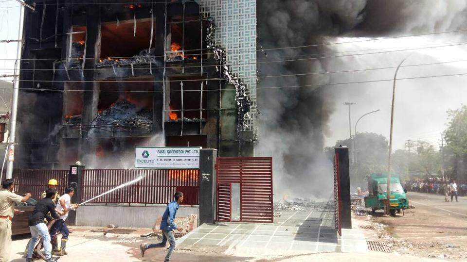 Six Killed In Noida As Fire Breaks Out In Factory, Death Toll Might ...