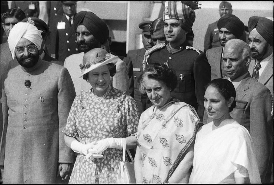 queen elizabeth visits india