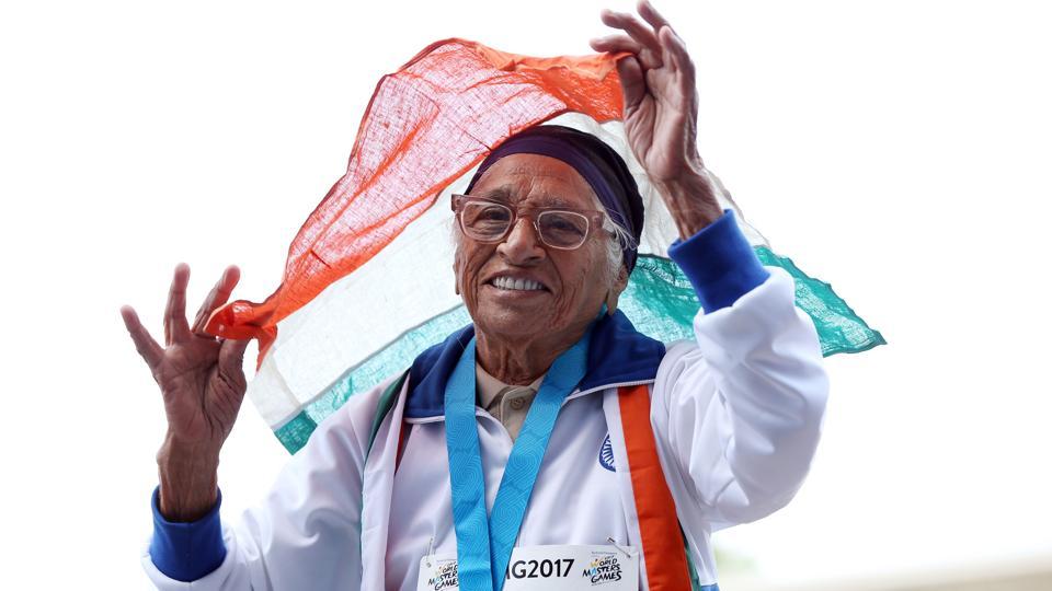 101-year-old athlete Mann Kaur sets world record to win World Masters gold - Hindustan Times
