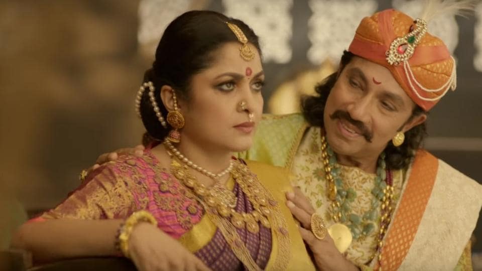 Baahubali 2: Now Sivagami and Kattappa play a much-in-love royal couple.  Watch video - Hindustan Times