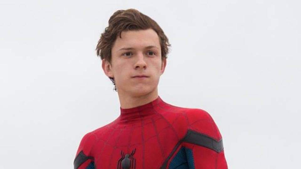 Tom Holland, star of SpiderMan is trying very hard to