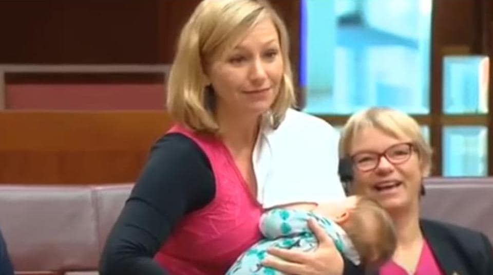 Super mom! Aus senator the first woman to breastfeed while moving motion World News