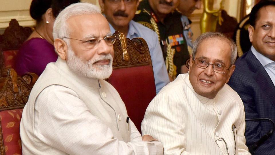 ‘Pranab held my hand like a father to help me settle in Delhi’: PM Modi ...