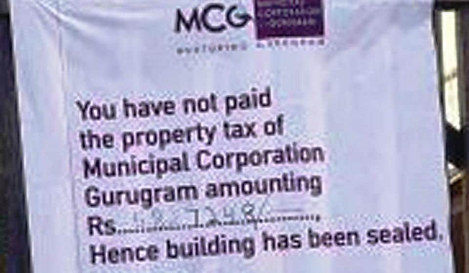 gurgaon-mcg-seals-70-shops-after-owners-fail-to-pay-property-tax-dues