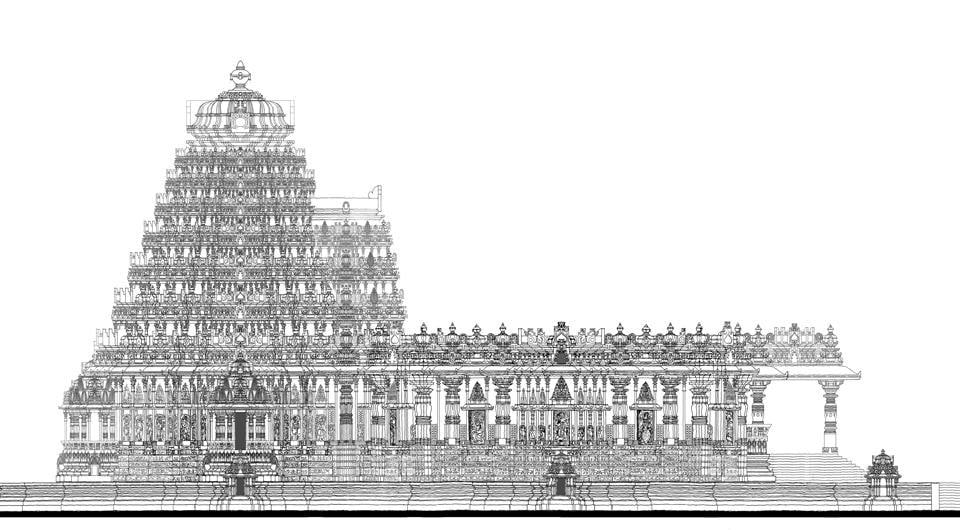 indian temple pencil sketch  Google Search  Architecture drawing  sketchbooks Mandala design art Architecture concept drawings