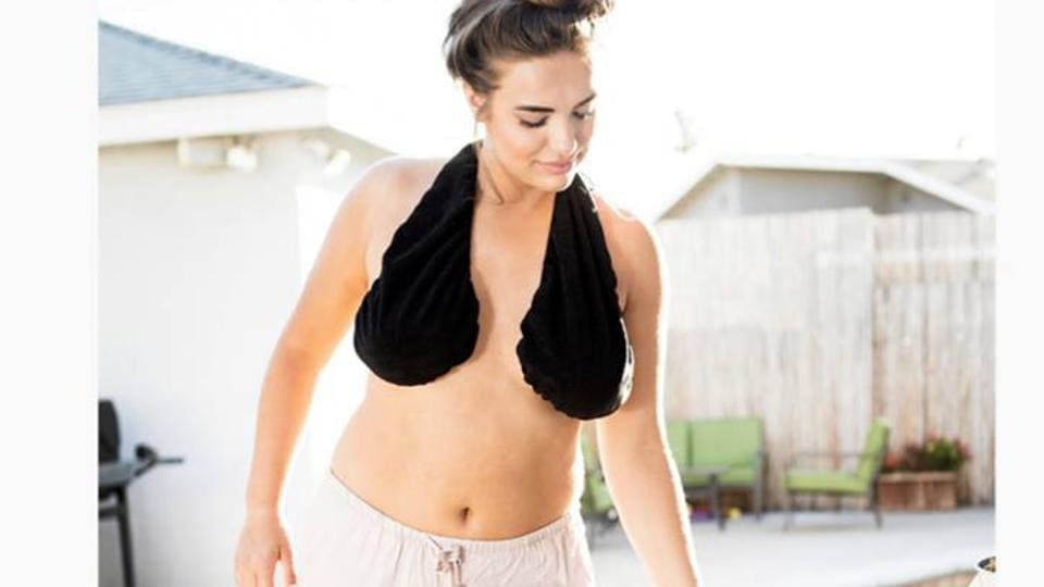 Fanfsoo Women's Sexy Lace Big Breast Tata Towel Palestine