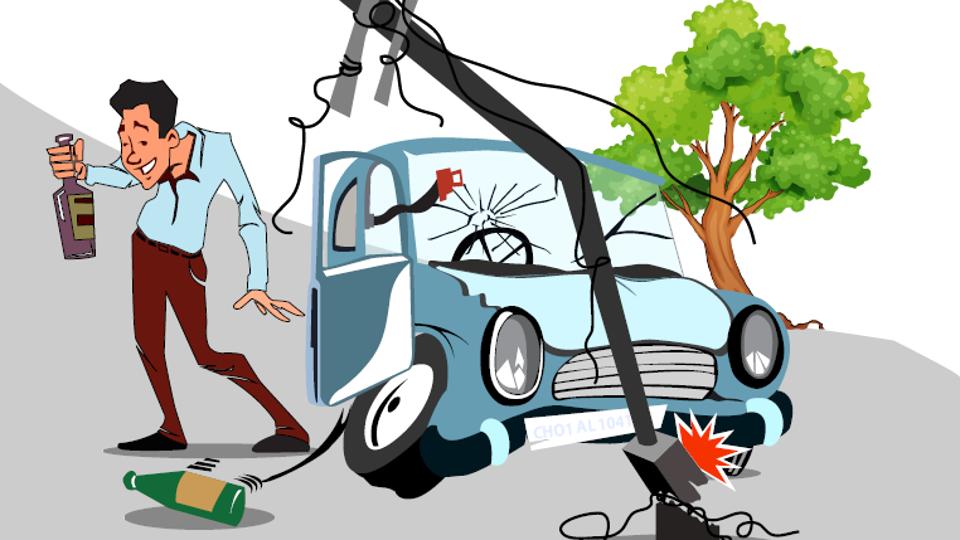 Power punch: Drunk driver’s car hits electricity pole in Nabha, causes 20-h...