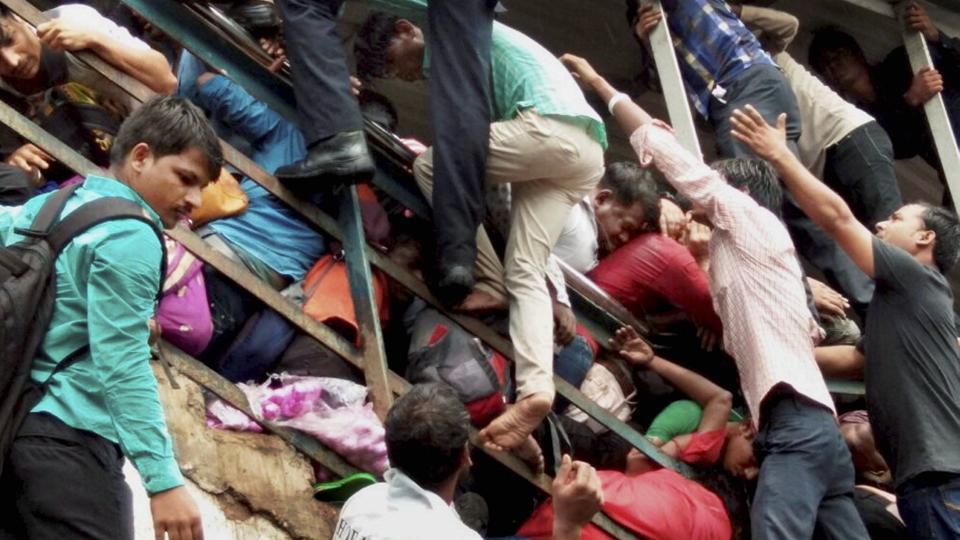 22 dead, 35 injured in stampede at Mumbai’s Elphinstone Road station