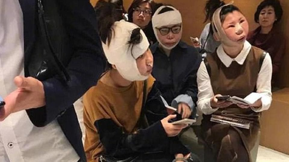 Plastic Surgery Side Effect Chinese Women Stuck At Airport Fail To Prove Identity World News Hindustan Times