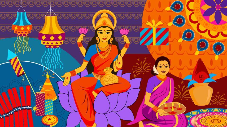 Laxmi Devi Images | Free Photos, PNG Stickers, Wallpapers & Backgrounds -  rawpixel