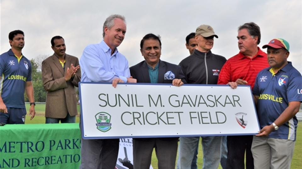 Louisville, Kentucky cricket ground named after legend Sunil Gavaskar