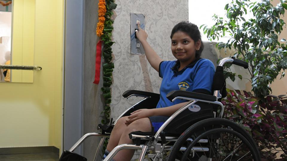 School in Mohali installs lift for its only wheelchairbound student