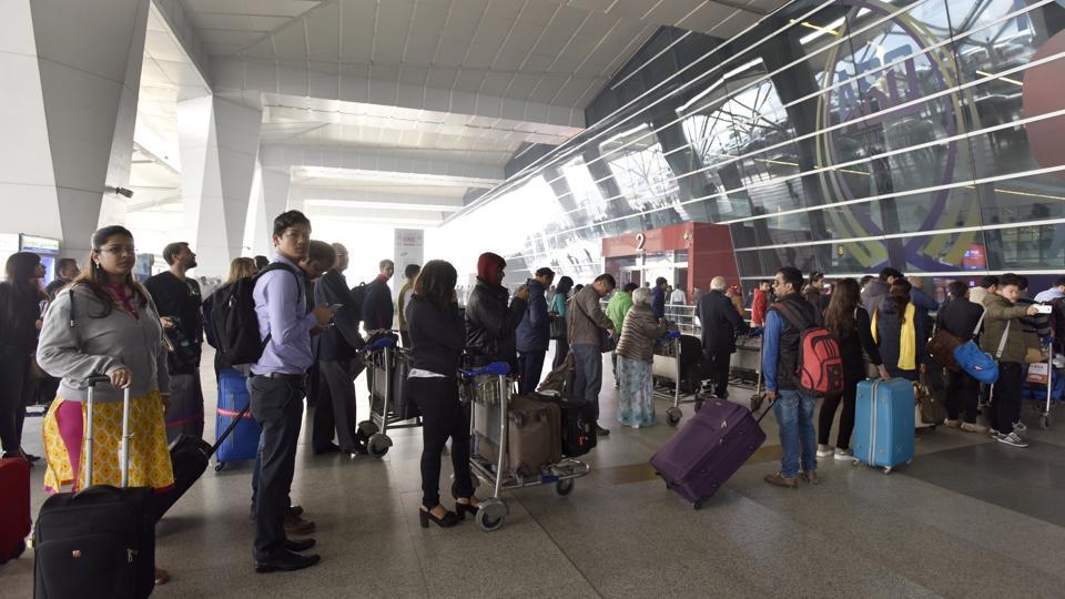 No more long queues: 55 additional counters at Delhi airport by January ...