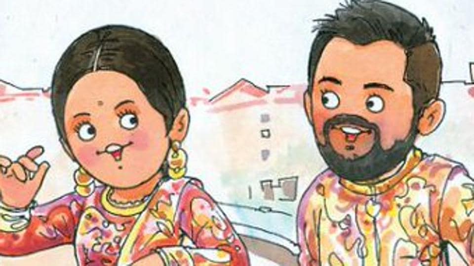 Amul wishes Virat Kohli, Anushka Sharma with a cute cartoon: Kohli sajaake rakhna | Bollywood - Hindustan Times Amul wishes Virat Kohli, Anushka Sharma with a cute cartoon: Kohli sajaake rakhna | Bollywood - Hindustan Times