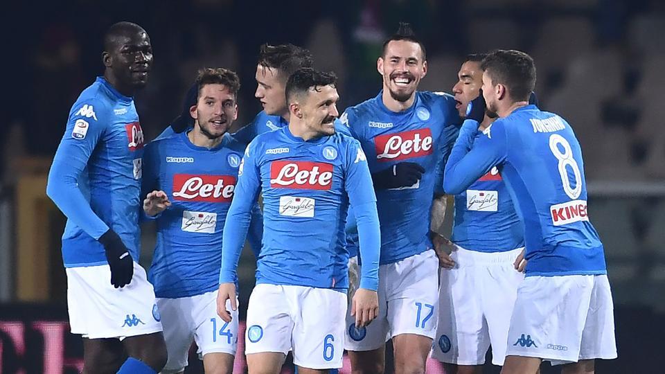 Napoli back on top of Serie A after Inter Milan lose unbeaten record