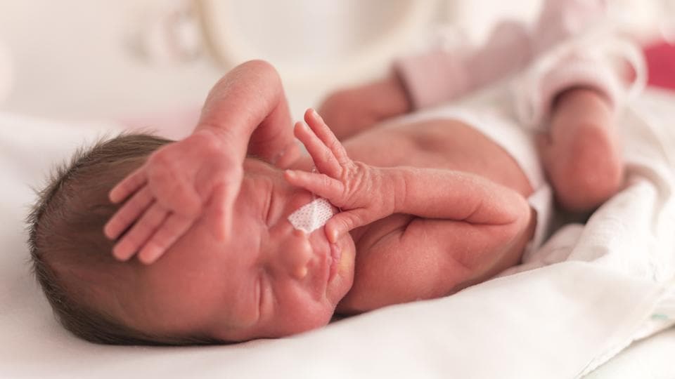 Narrowed upper airways in preterm infants can cause obstructive sleep
