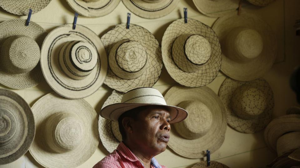 Photos: UNESCO cultural heritage tag for Panama's straw hats