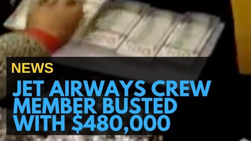 Jet Airways Crew Member Busted With Rs 3 2 Crore In US Dollars 