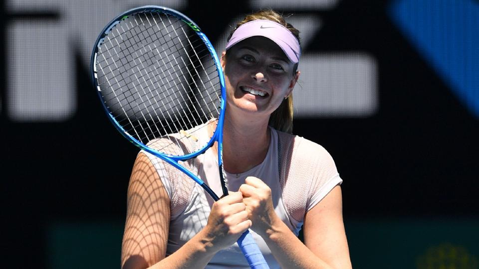 Maria Sharapova through to Australian Open third round, Johanna Konta ...
