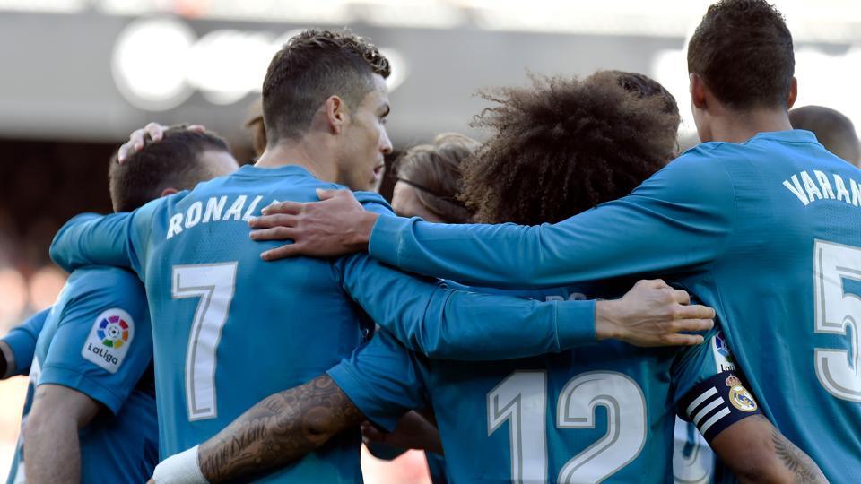 Cristiano Ronaldo back heel against Valencia