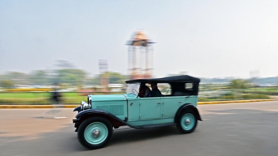 Photos Vintage cars do the swirl in Delhi over the weekend Hindustan