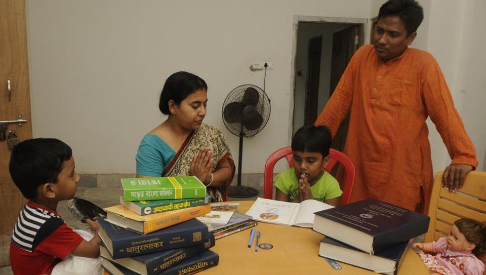 This Bengali family speaks only Sanskrit at home to keep alive the ancient language  Latest 