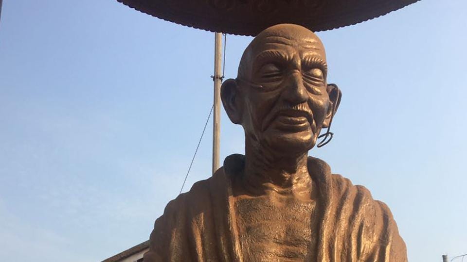 Statue vandalism Ambedkar, Gandhi statues defaced Latest News India
