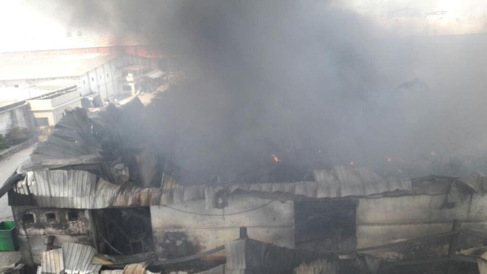 Major fire burns down 10 oil godowns near Mumbai; no injuries reported ...