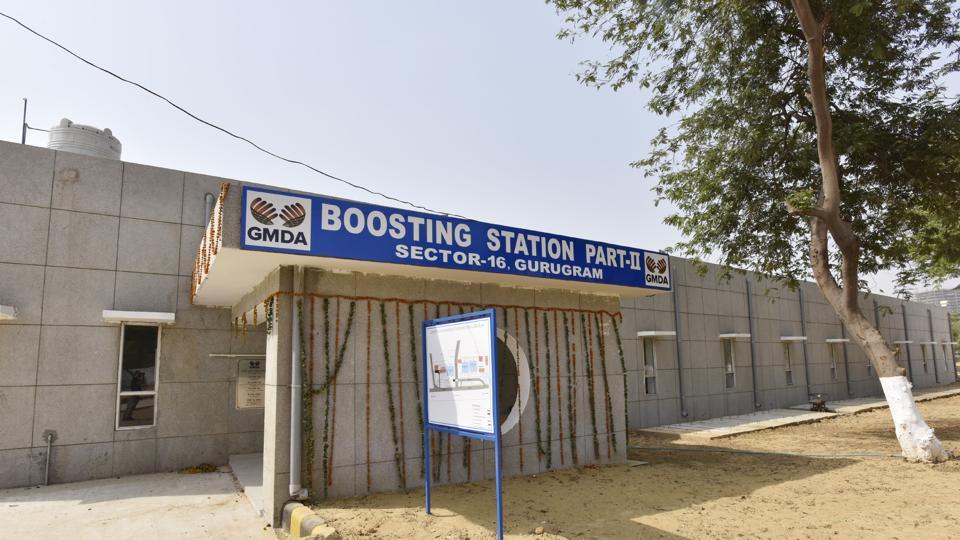 Gurgaon GMDA supplies record 150KLD water from Sector 16 boosting station Hindustan Times