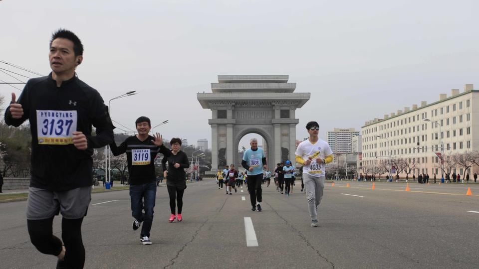Fear of conflict brings down number of foreign participants in North Korean marathon World